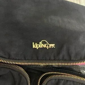 Kipling Black Carter Backpack Shoulder Bag Gold Zipper Monkey Shaki Kipling | Bags | Kipling Black Carter Backpack Shoulder Bag  main image 4